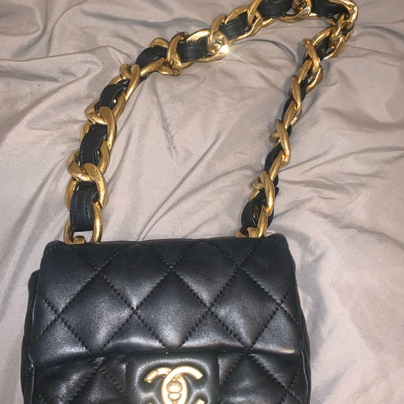 VINTAGE MINI CLASSIC FLAP CHUNKY CHAIN CHANEL - Picture 3 of 6